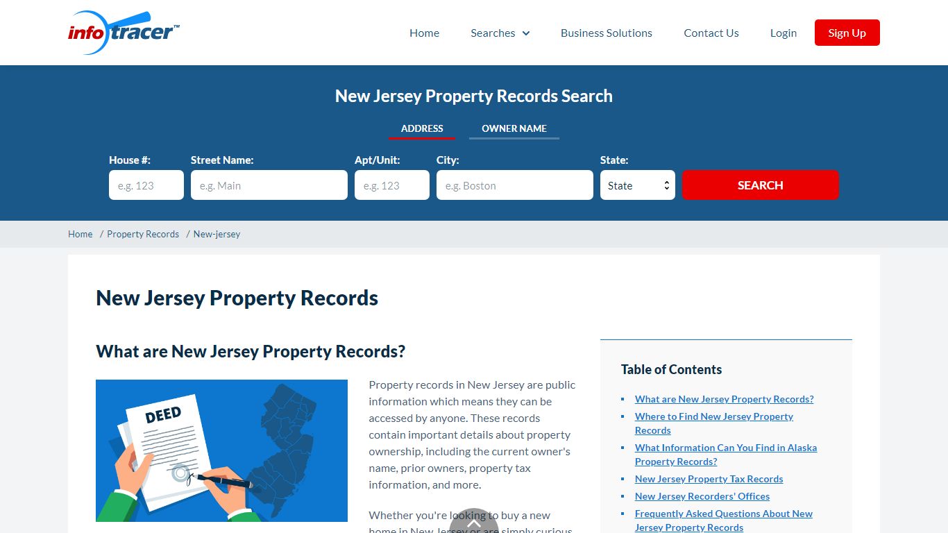 New Jersey Property Records - Search Owners, Title, Tax and Deeds ...