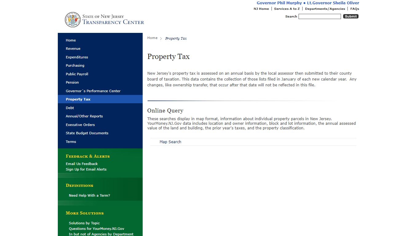 YourMoney.NJ.Gov - NJ Transparency Center | Property Tax